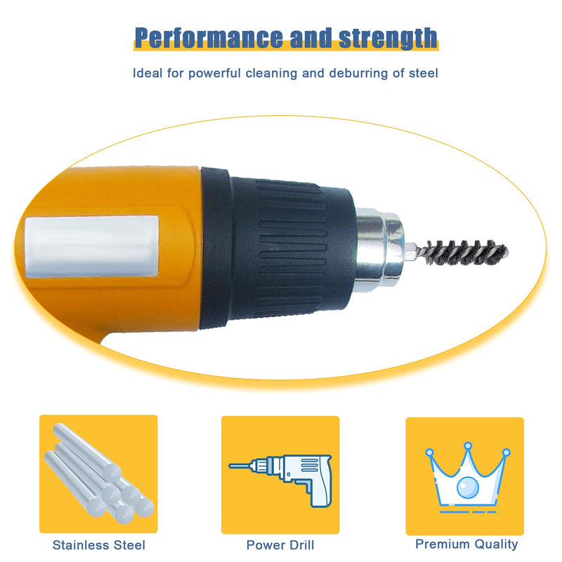 AIEX 2pcs Golf Clubs Head Hosel Brush, Golf Club Hosel Brush Stainless Steel Bore Brush Golf Club Wire Brush Cleaner Golf Club Brush Tool Electric Drill Wire Brush - BeesActive Australia