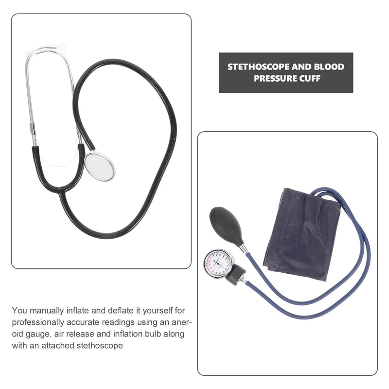 Healifty Aneroid Sphygmomanometer Self-Taking Manual Blood Pressure Kit for Medical Students Doctors Nurses EMT Paramedic - BeesActive Australia