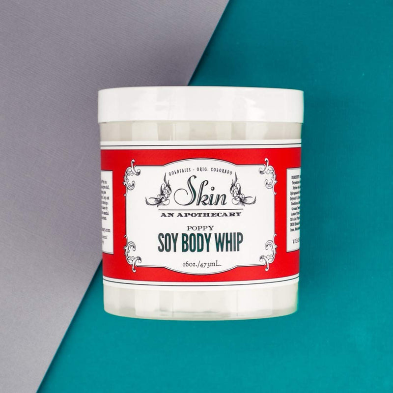 Skin Apothetique Soy Body Whip, 16 ounce, Poppy - BeesActive Australia