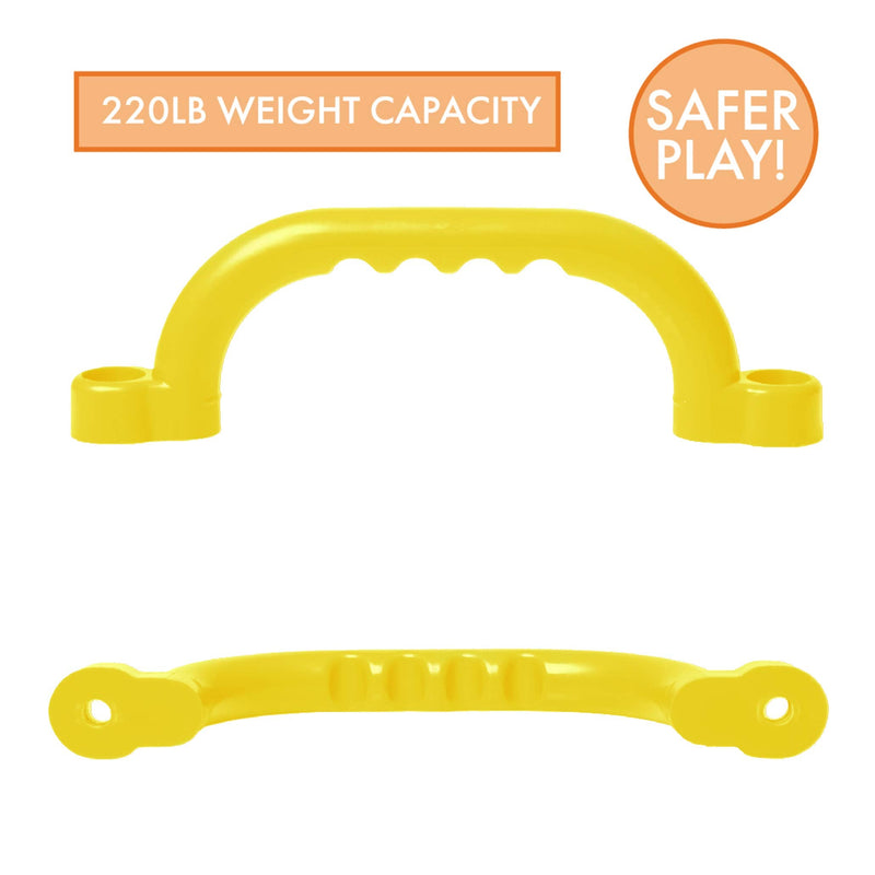 Playground Safety Handles - Yellow Grab Handle Bars for Jungle Gym 7 inch, Yellow - BeesActive Australia