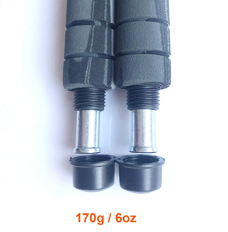 Removable Weights Load Block Bar for Jump Rope Handle Metal Block for Weighted Skipping Rope Heavy Workout Women Men Professional Crossfit Strength Training Cardio Endurance Fitness Exercise 6oz 2Pcs - BeesActive Australia