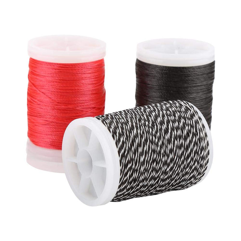 Aosiyp Bow String Serving Thread,120m Strong Pull Archery Protector Durable Nylon String Serving Thread Replacement for Bowstring Archery Supplies Black - BeesActive Australia