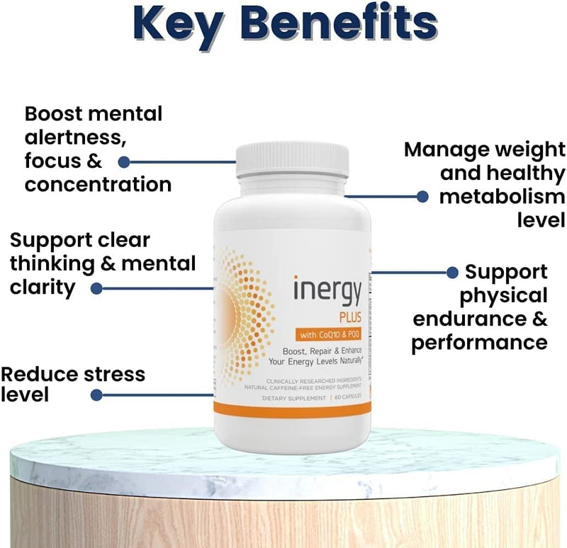 Original inergyPLUS | Best Energy Booster, Capsule - BeesActive Australia