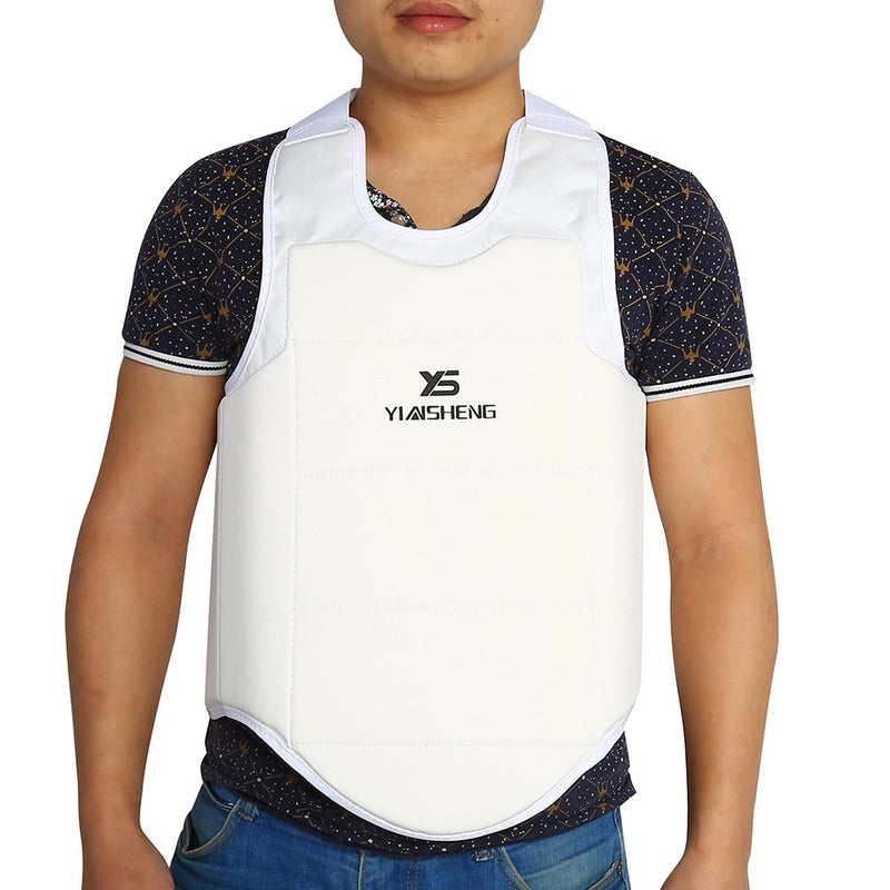 [AUSTRALIA] - Taekwondo Chest Protector,Unisex Adult Child Student Martial Arts Karate Chest Guard Vest Boxing Breast Protector Training Sports Bodyguard Chest Gear M 