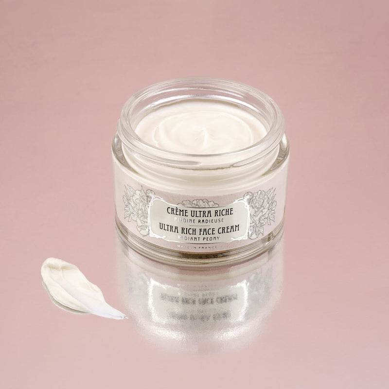 Panier des Sens Ultra rich face moisturizer with Hyaluronic Acid, Radiant Peony facial skin care products - Made in France 99% natural - 1.69 Floz/ 50ml Ultra Rich Face Cream - BeesActive Australia