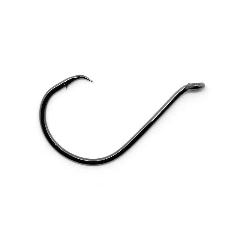 Gamakatsu Circle Offset Point Octopus Hook-Pack of 25 (Black) 4 - BeesActive Australia