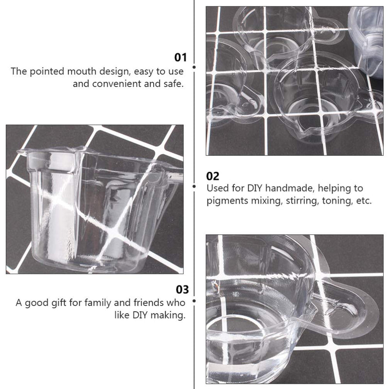 Healifty 100Pcs Urine Cups Plastic Urine Collection Cups 40ml Disposable Urine Specimen Cups Holder for Pregnancy Ovulation Test - BeesActive Australia