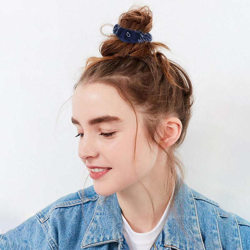 nuoshen Bandana Cloth Fabric Scrunchies Hair Elastics Ties，Hair Scrunchies Elastic Hair Ties Women Accessories - BeesActive Australia