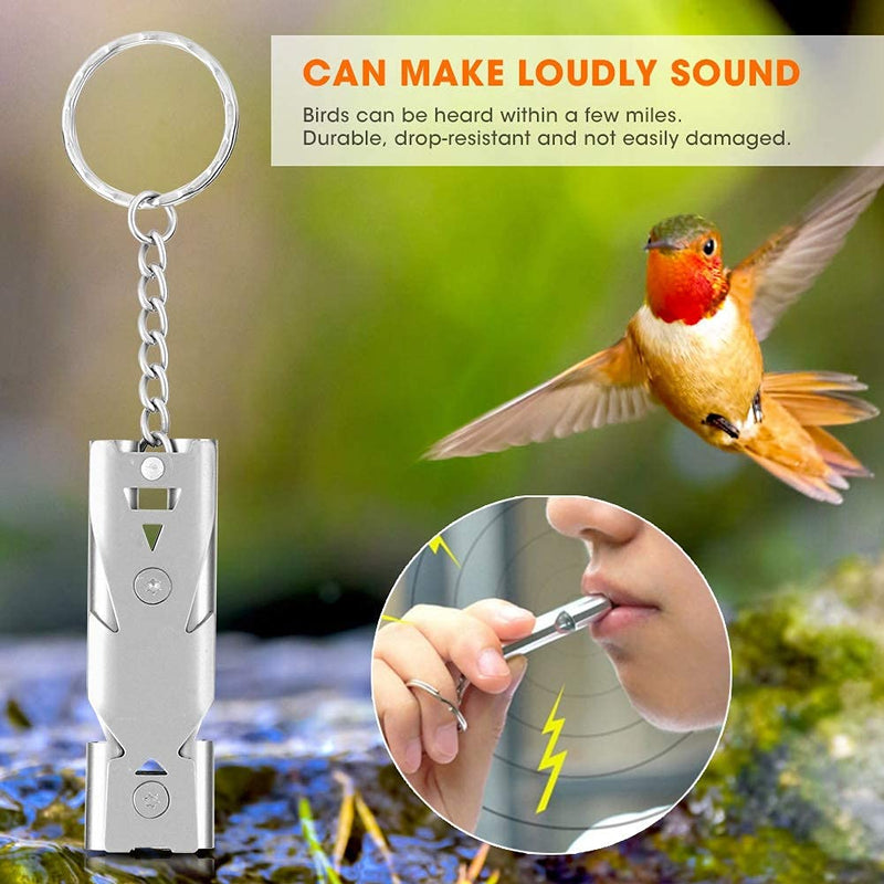 eecoo Copper Ultrasonic Whistle Training Whistle for Bird to Training Back to Birdhouse for Parrot Pigeon - BeesActive Australia