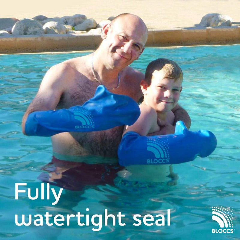 Bloccs Waterproof Cast Cover Arm, Swim, Shower & Bathe. Watertight Protector, Adult Short Arm - BeesActive Australia