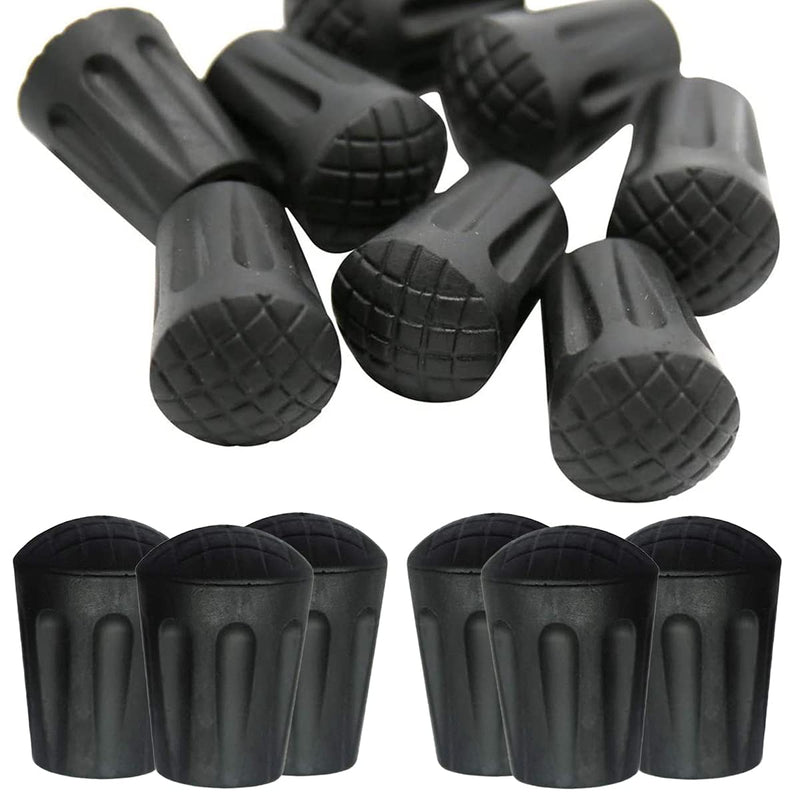 Hiking Pole Tips - 6 Pack - Replace Lost or Worn Standard Hiking and Trekking Pole Tips - BeesActive Australia