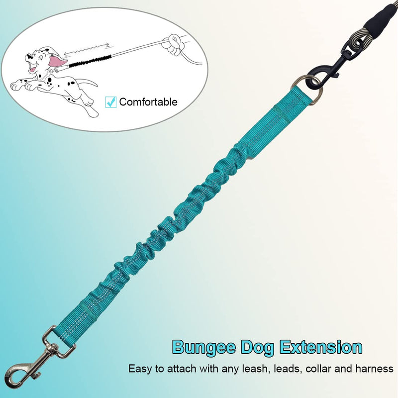 BTINESFUL 20FT Dog Tie-Out Rope + Bungee Dog Leash Extension (Blue) - BeesActive Australia
