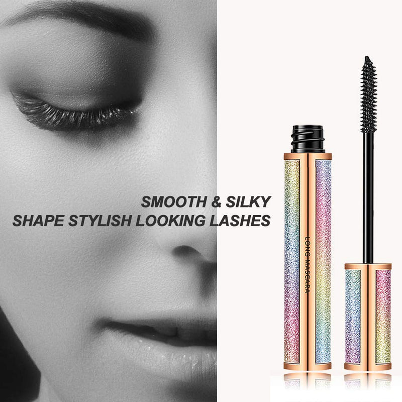 SIAMHOO 4D Mascara 2PC Waterproof Mascara Voluminous Makeup Lash Mascara Natural Long Lasting Mascara Dramatic Extension,Longer,Thicker,Smudge-Proof - BeesActive Australia