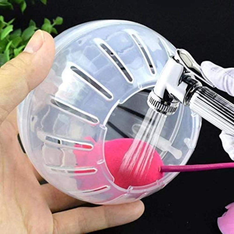 New Cute Hamster Running Ball 4.72 Inches, Crystal Ball for Hamsters,Small Silent Exercise Wheel, Small Animals Cage Accessories ,Small Animal Pet Toys Ball ,Mouse Ball Pink - BeesActive Australia