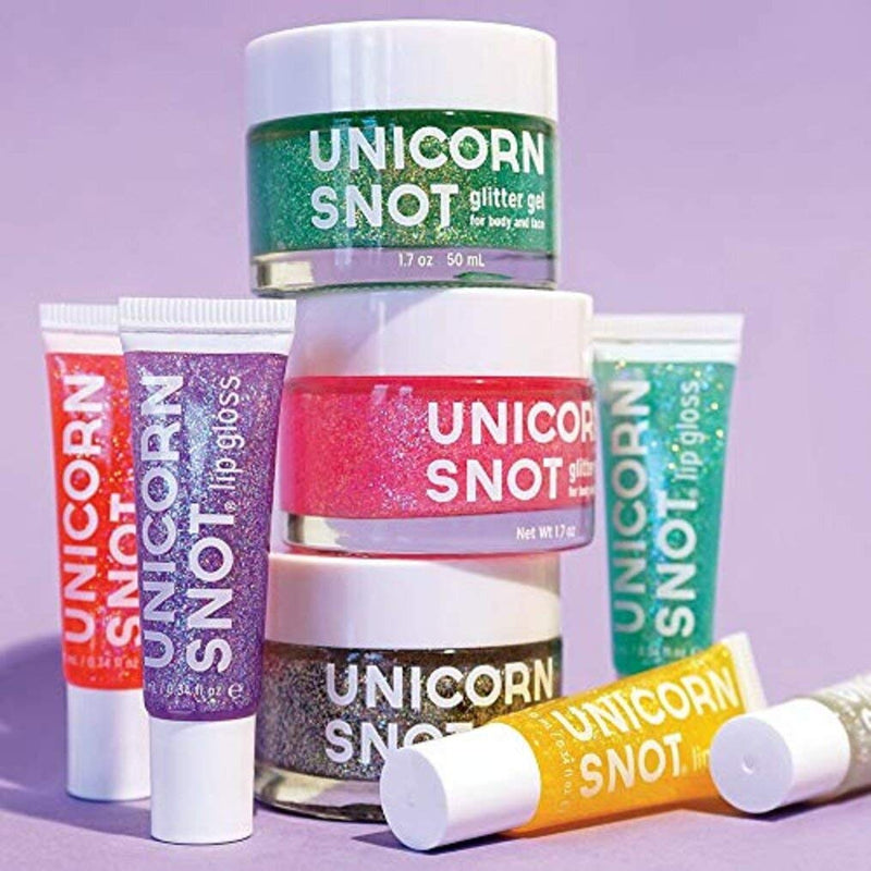 Unicorn Snot Holographic Glitter Lip Gloss & Gel, Combo Pack, Halloween Makeup, Silver - BeesActive Australia