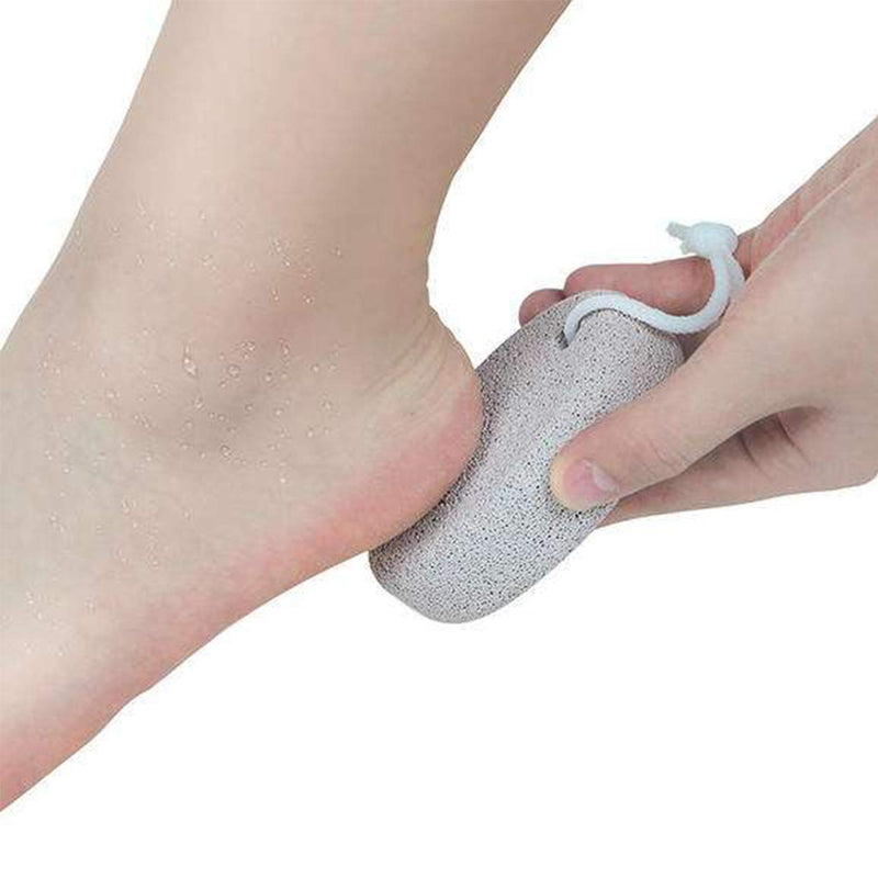 NIUTA【Factory Direct】Pedicure Foot Rasp File Callus Remover, Double-Sided Colossal Foot Rasp Foot File And Callus Remover For Dead Skin (Pumice Stone-Natural), Gray, 2 Count - BeesActive Australia