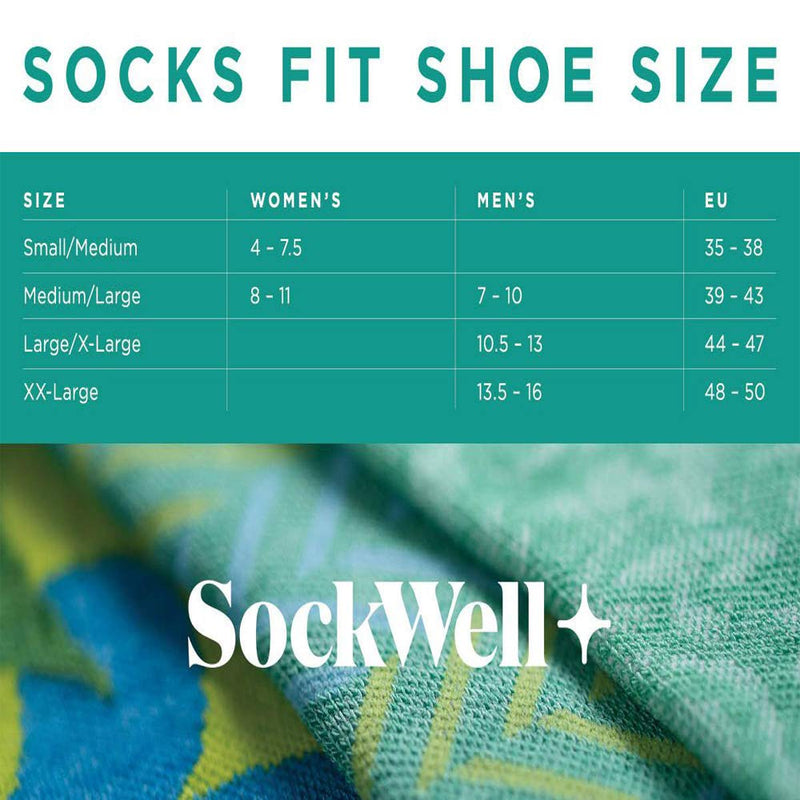 [AUSTRALIA] - Sockwell Men's Incline OTC Moderate Graduated Compression Sock Large-X-Large Black 