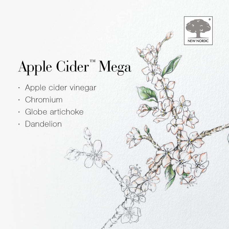 New Nordic Apple Cider Mega One a Day Tablets, Pack of 30 Apple Cider Mega - 30 Tablets - BeesActive Australia