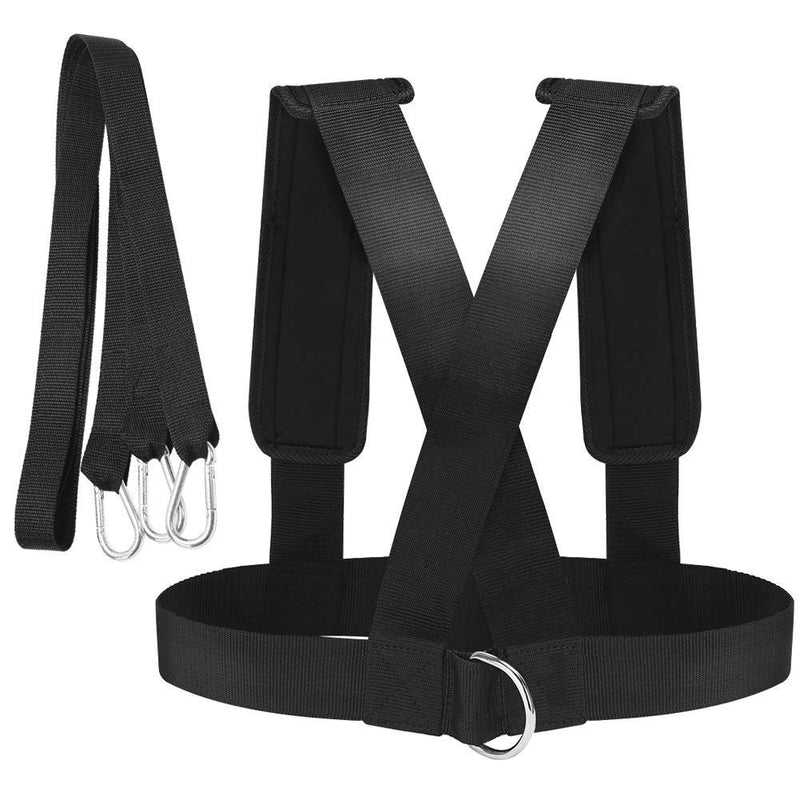 YNXing Sled Harness Workout Resistance and Assistance Trainer Physical Training Resistance Rope Kit Improving Speed, Stamina and Strength 6.6FT - BeesActive Australia