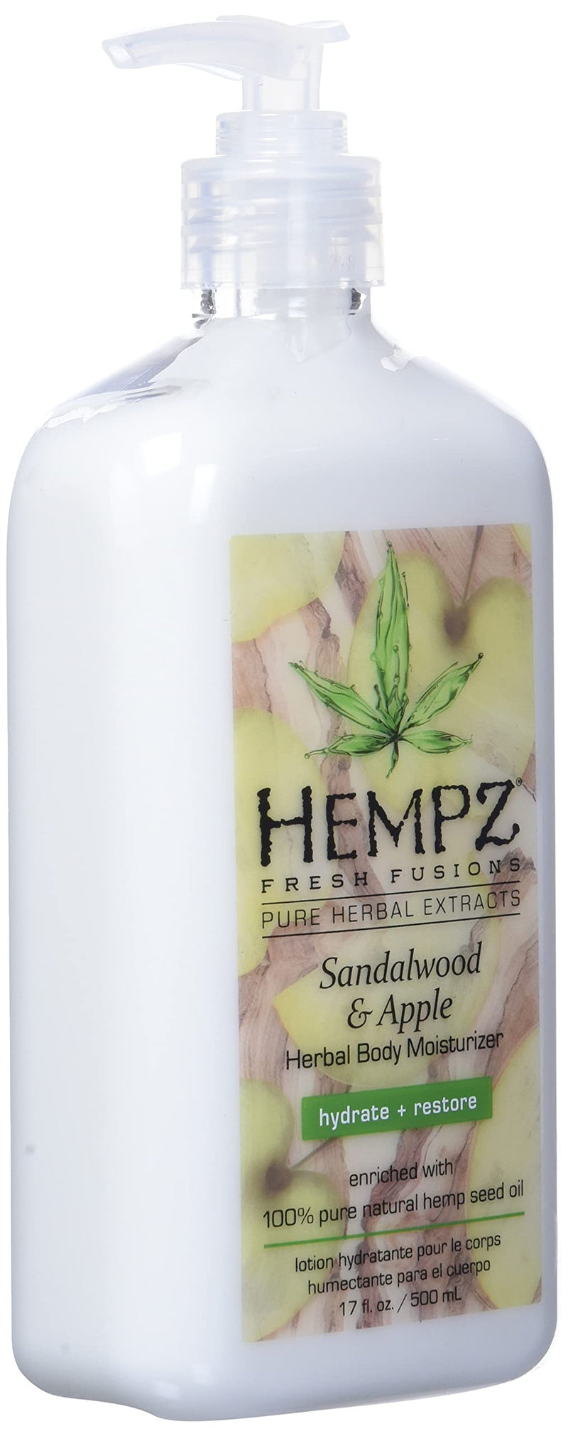 Hempz Sandalwood & Apple Herbal Body Moisturizer 17 Fl Oz (Pack of 1) - BeesActive Australia