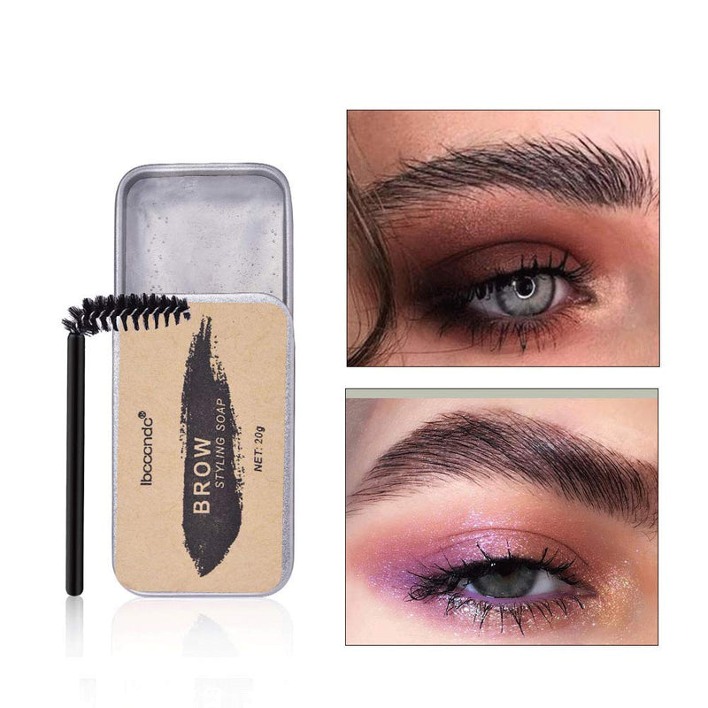 Eyebrow Soap, 3D Brows Styling Soap, Transparent Long Lasting Natural Eyebrow Wax Eyebrow Gel - BeesActive Australia