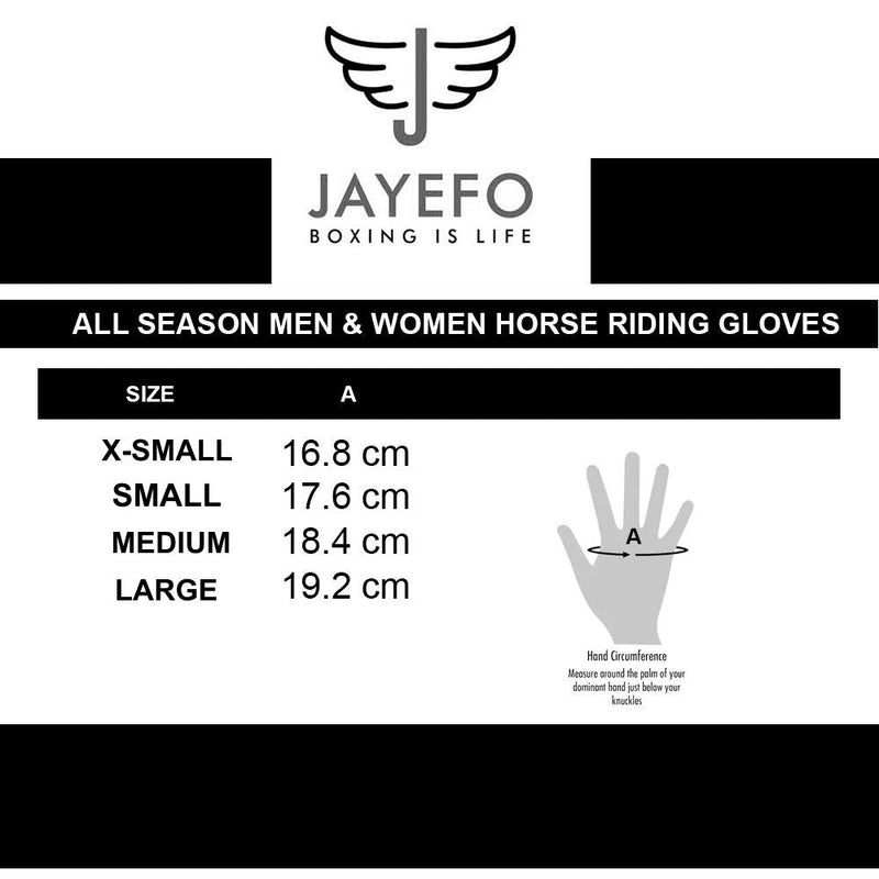 Jayefo Men & Women Horse Riding Gloves Riding Equestrian Horseback Outdoor Sports Driving Riding Bike Workout Gardening Black Medium - BeesActive Australia