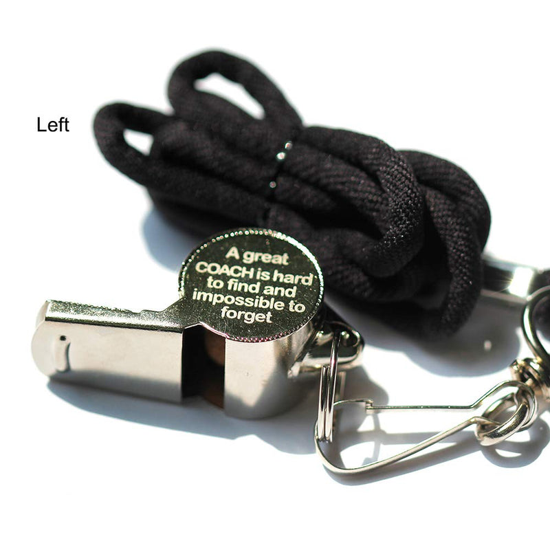 Blue Leaves A Great Coach is Hard to Find and Impossible to Forget-Coach Gifts for Men & Women,with Gift Box,Stainless Steel Whistle with Lanyard-Ideal for Coaches, Referees - BeesActive Australia