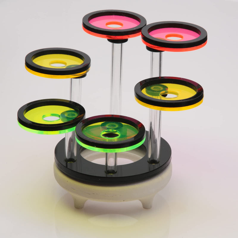 Coral Frag Rack Fluorescent Coral Frag Plug Sand Holder Marine Reef Aquarium Spare Parts Cultivating Live Cora (6 Plug) 6 Plug - BeesActive Australia