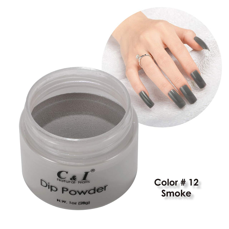 C & I Dipping Powder Color No.012 Smoke Granny Color SystemI - BeesActive Australia