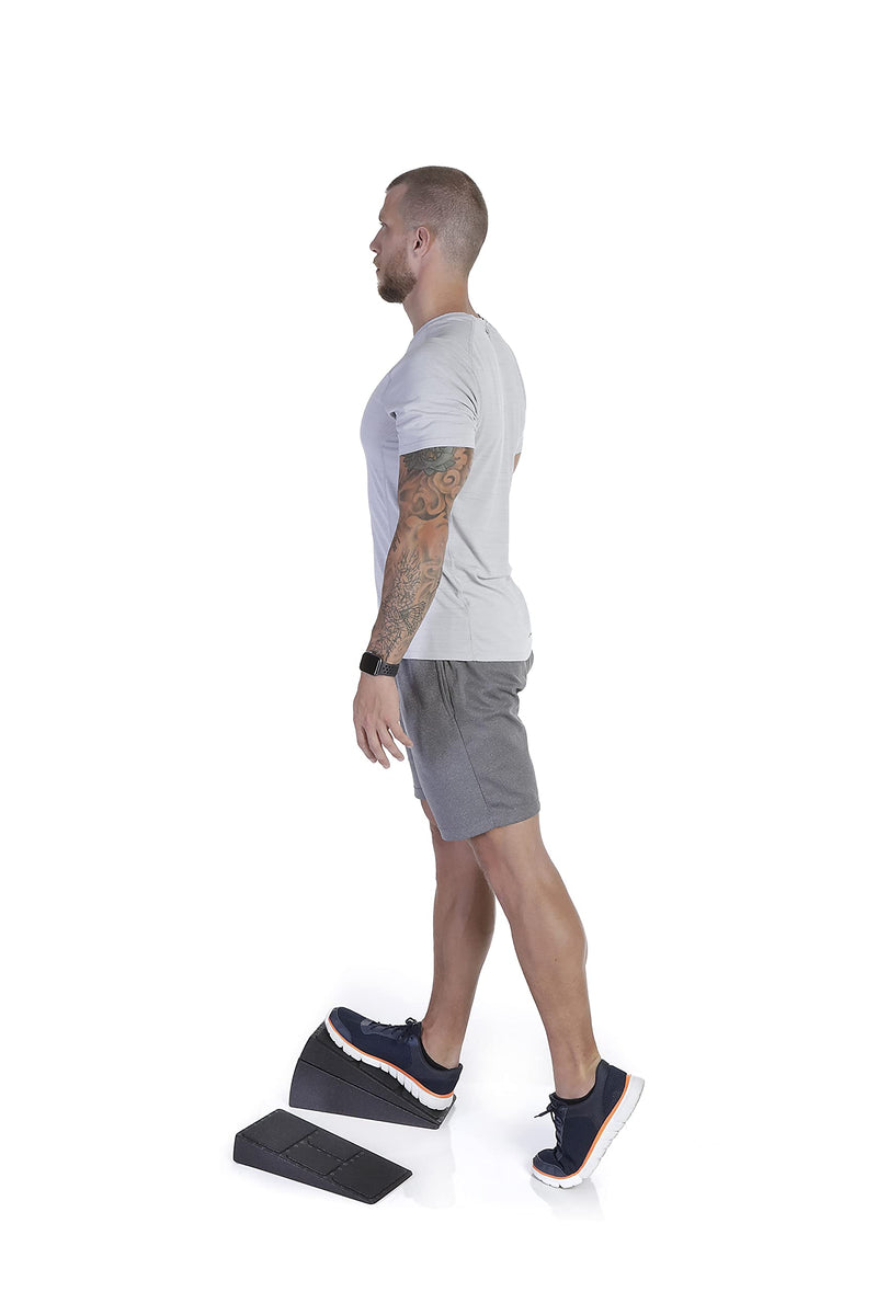 BODYMATE Set of 3 Calf Stretchers, Knee Wedge, Slant Board, Mobilisation Wedge for Stretching, Leg Extender - BeesActive Australia