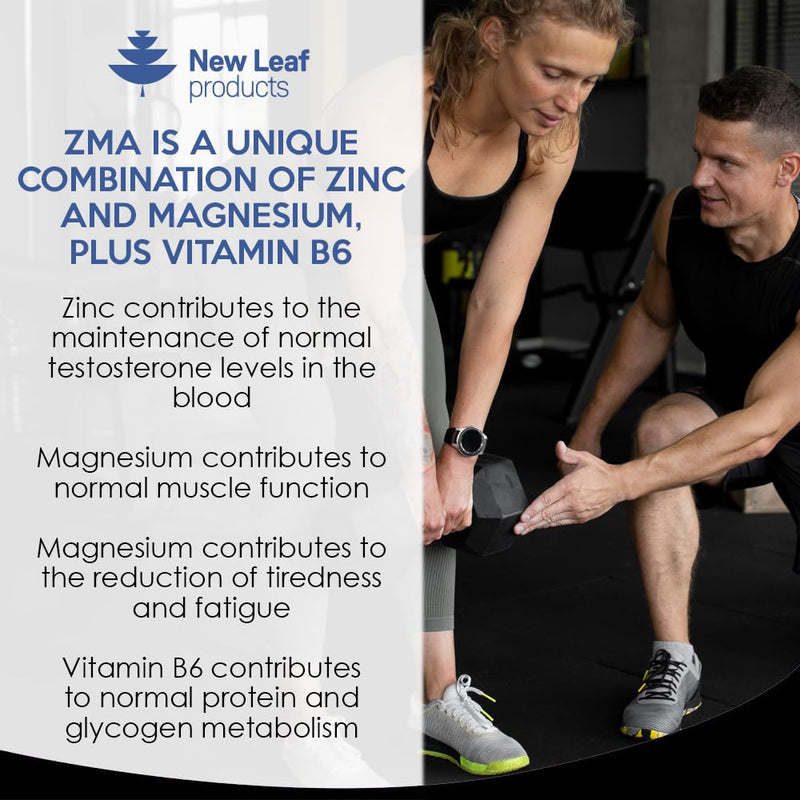 ZMA Supplements for Men & Women - 180 Tablets - High Strength Muscle Sleep Aid & Muscle Recovery - ZMA Supplement Zinc Magnesium and Vitamin B6 (3 Months Supply) Sleeping Aid Tablets Vegan & UK-Made - BeesActive Australia