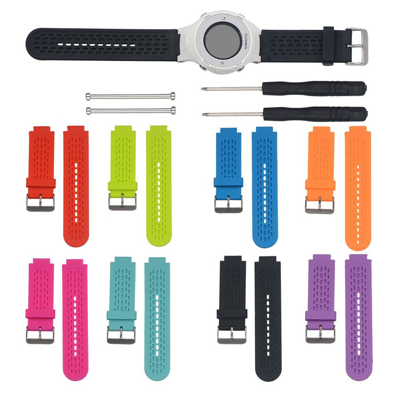 Band for Garmin Approach S2 / S4, Soft Silicone Replacement Watch Band Strap for Garmin Approach S2 / S4 Black - BeesActive Australia