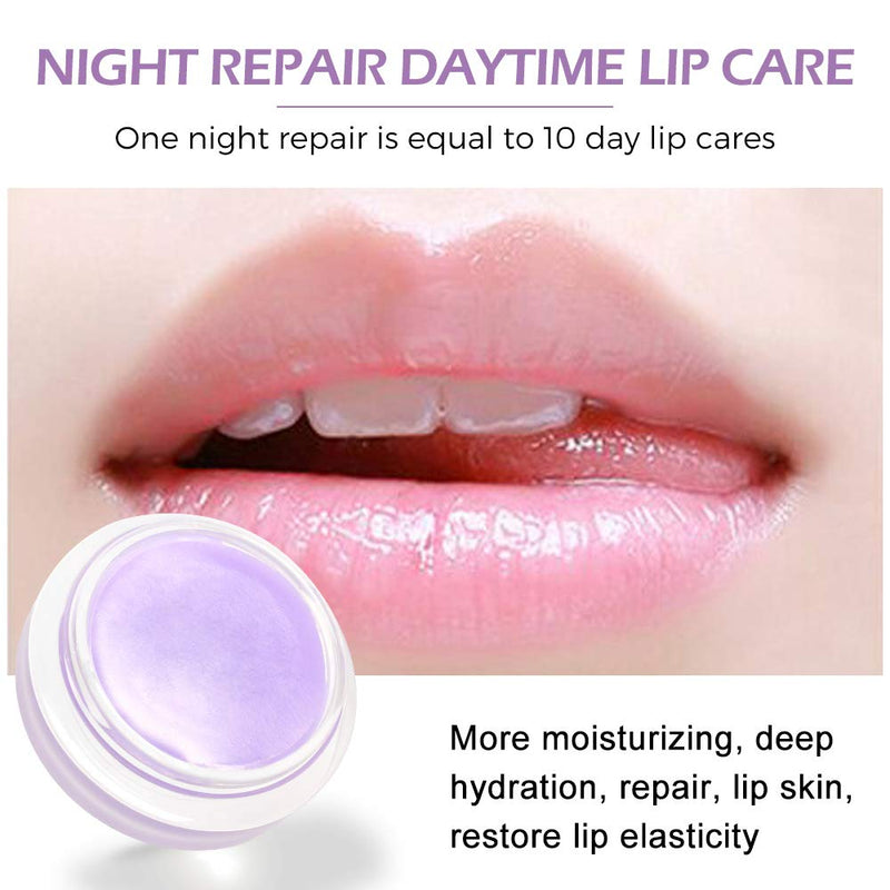Lip Sleeping Mask, with Lip Scrubs Exfoliator & Moisturizer, Double Effect Lip Mask Overnight, Effectively Remove Dead Skin and Intensive Lip Repair Treatment,Nourishing Hydrating,Fades Lip Lines - BeesActive Australia