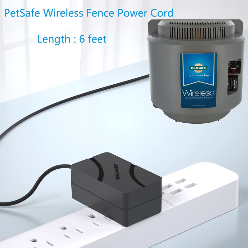VHBW for PetSafe Wireless Fence Power Cord for PetSafe IF-100 PIF-300 IF-101 RFA-443 300-034 650-231 PIF00-15001 PIF00-13663 RFA-554 RFA-584 Wireless Fence Pet Containment System Power Adapter - BeesActive Australia