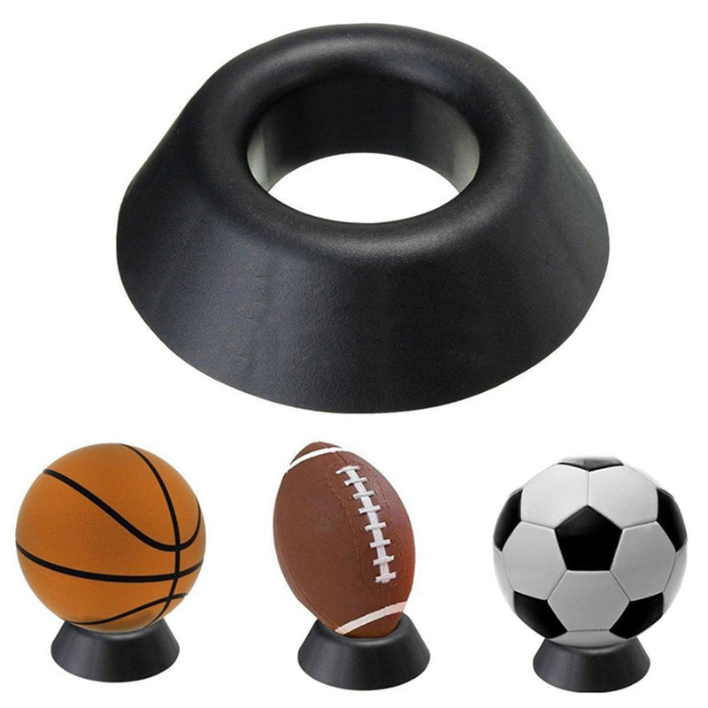 Ball Stand Basketball Football Soccer Rugby Plastic Display Holder Black - BeesActive Australia