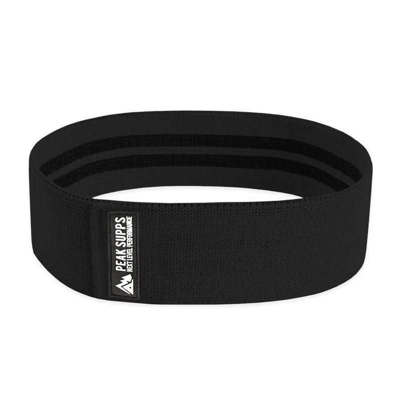 Fabric Resistance Band - Black Heavy/Ultra Heavy Resistance - Hip Circle NON ROLL - BeesActive Australia