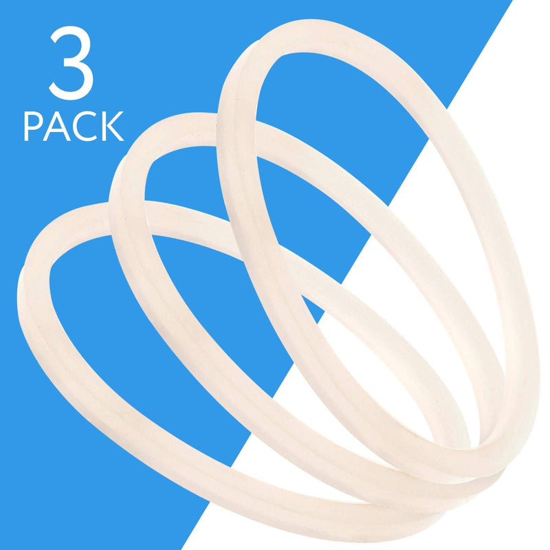 3-Pack of Hydro Flask-Compatible Wide Mouth Lid Gaskets / Seals / Rubber Stoppers - BPA / Phthalate / Latex - Free - BeesActive Australia