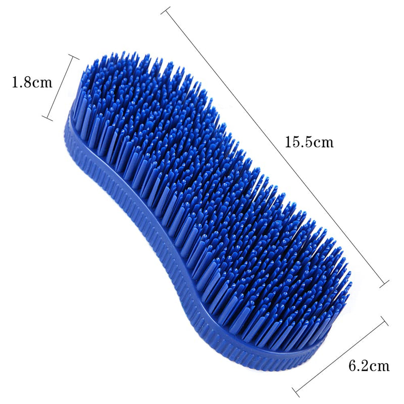 2 Pcs Silicone Horse Cleaning Grooming Brush Horse Grooming Brush Equestrian Massage Tool for Horse Grooming Care - BeesActive Australia