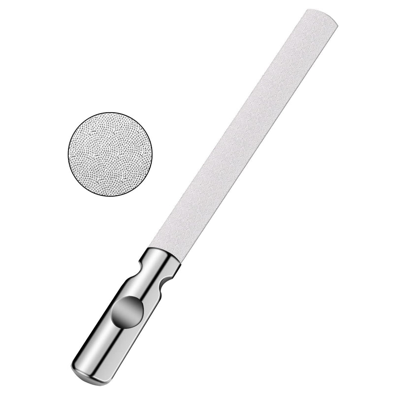 ZIZZON Professional Stainless Steel Nail Files Double Sided for Women and Men, Heavy Duty Reusable Manicure Filer for Natural Nails, Great for Home Salon or Travel Use - BeesActive Australia