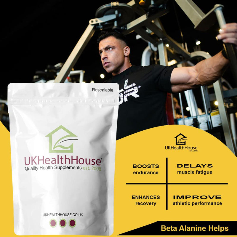 Pure Beta Alanine Powder 100g Pre Workout Muscle Pump Supplement Fatigue Stamina, Premium Beta Alanine Supplement for Strength & Endurance - BeesActive Australia