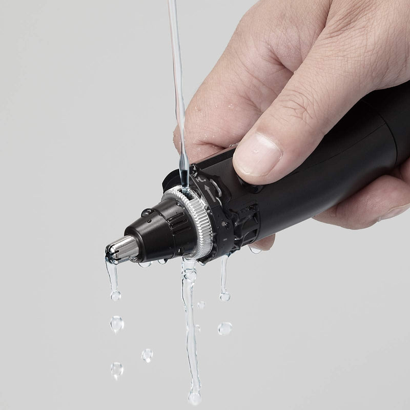 Panasonic Er-Gn300K503 Wet & Dry Nose Ear Brow Trimmer, Black, 3.8 x 3.4 x 16.4 cm - BeesActive Australia