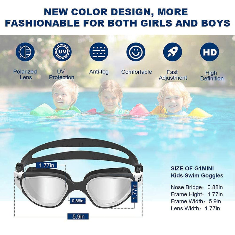 ZIONOR G1MINI Kids Polarized Swim Goggles and G1 Adult Polarized Swim Goggles - BeesActive Australia