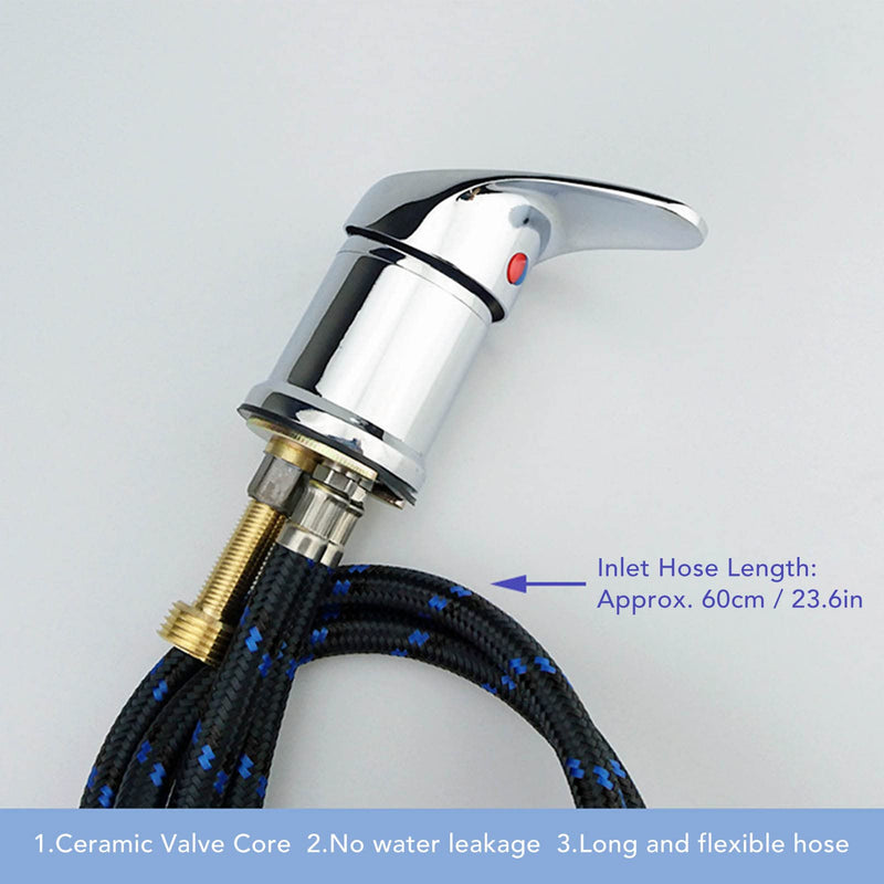 Salon Shampoo Basin Faucet, Metal Mixing Valve Professional Shampoo Bowl Faucet Hose for Hair Barber Salon Shampoo Bed - BeesActive Australia