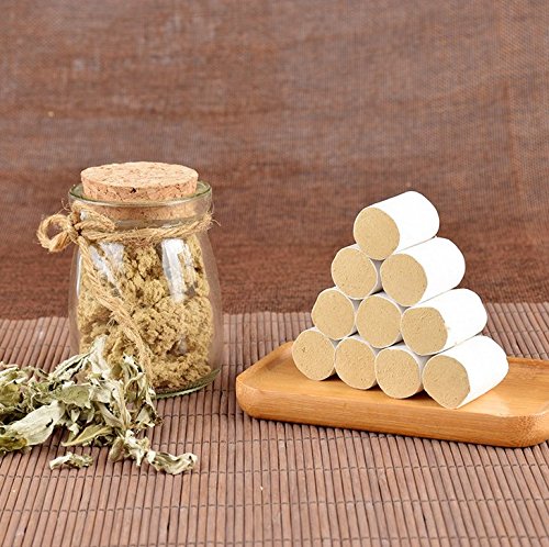 EightSpace Moxa Rolls for Moxibustion Pure Handmade,Natural Moxa Rolls Sticks -10-Years Purity 60:1 Ratio 54 Rolls Sticks Pure Moxibustion - BeesActive Australia