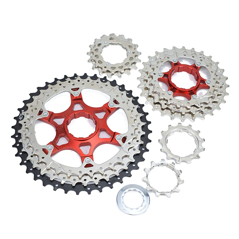 VG SPORTS 8/9/10/11/12 Speed Ultra-Light Bike Cassette for Mountain Bike 11-40T/11-42T/11-46T/11-50T/11-52T MTB Cassette Lightweight Aluminum Bracket Cassette - BeesActive Australia