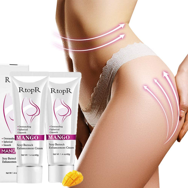 Ownest 2Pcs Sexy Hip Buttock Enlargement Cream, Effective Shaping Eliminate Printing Firming Buttock, Hip Lift Up Butt Skin Enlargement Massage Sexy Hip Cream A - BeesActive Australia