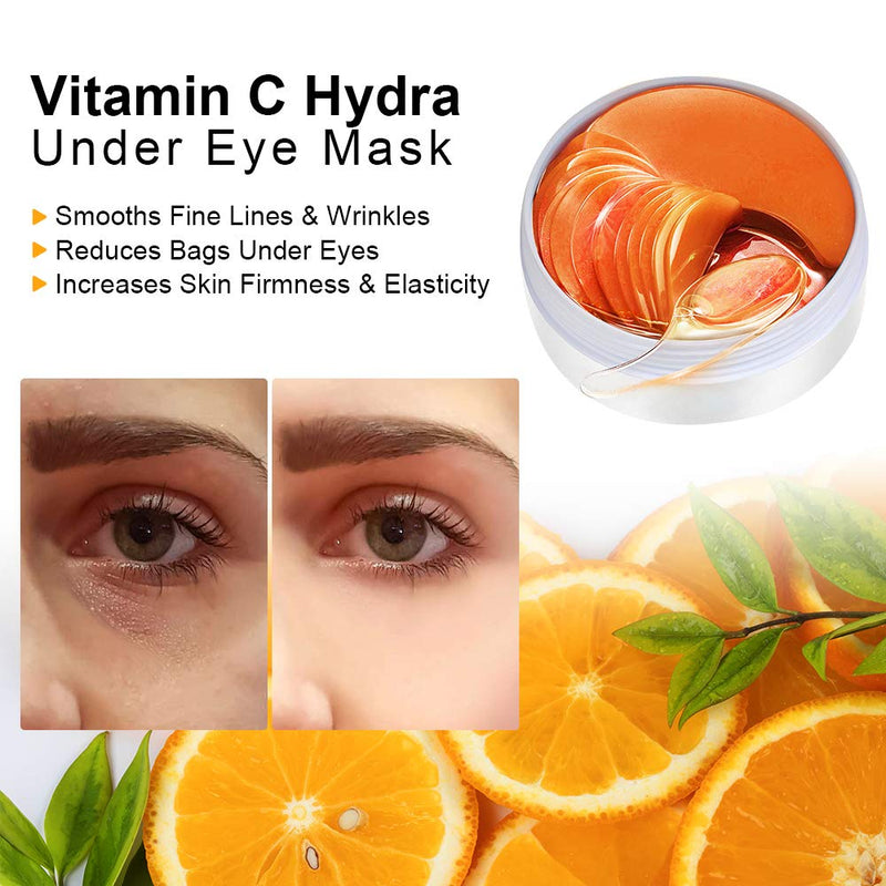 Sremom Under Eye Patches - Under Eye Mask for Dark Circles Puffiness Bags Treatment 60 Pcs Vitamin C Eye Mask Collagen Under Eye Gel Pads，Under Eye Bags Treatment - BeesActive Australia