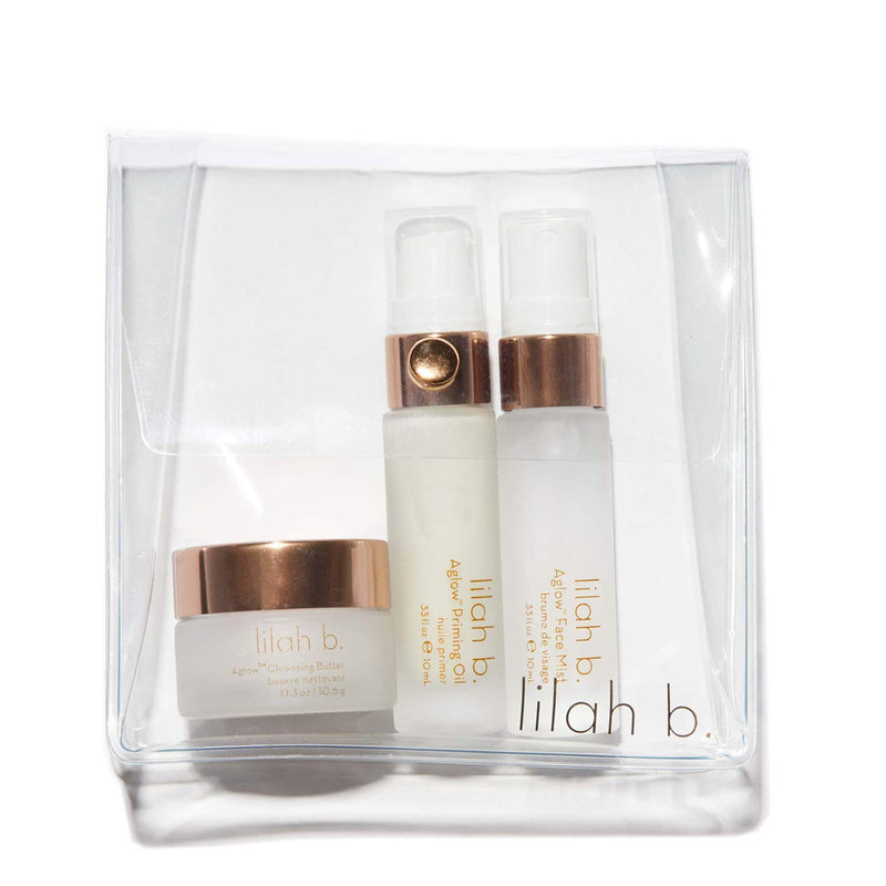 lilah b. - Natural Aglow Skin Prep Discovery Set | Clean, Vegan, Non-Toxic Makeup ($55 value) - BeesActive Australia