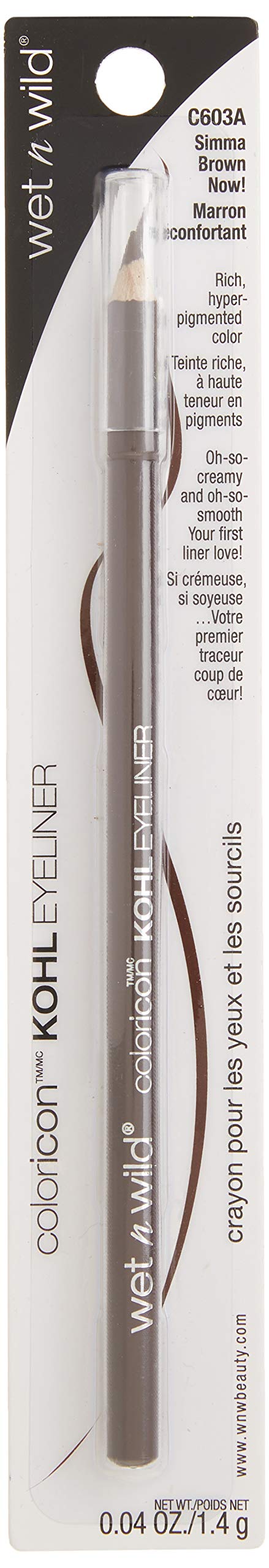 wet n wild Color Icon Kohl Liner Pencil, Simma Brown Now!, 0.04 Ounce - BeesActive Australia