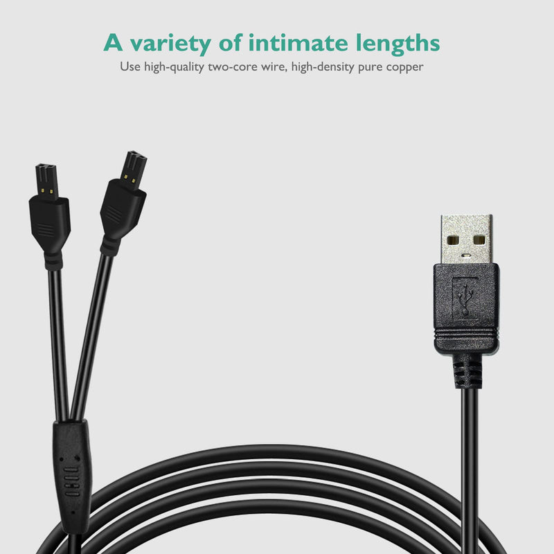 for Petsafe Collar Charger Replacement, Lnauy Power Cable Compatible with PetSafe Remote Trainer and Lite Remote Trainer 100/300/600 and 900 Yard Models USB Adaptor Cord - BeesActive Australia
